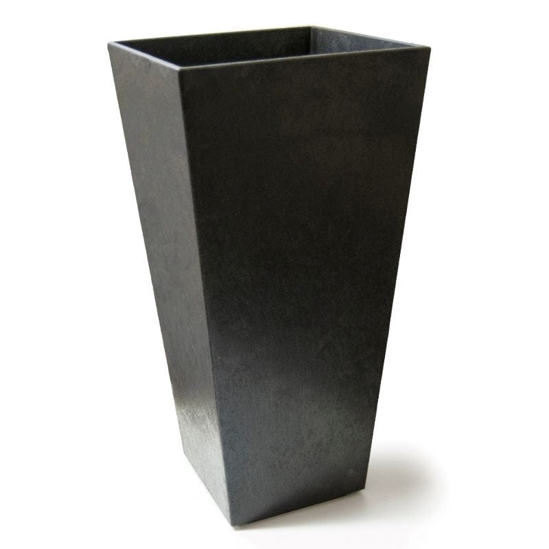 dt-brown HARDWARE Sonata Recycled and Unbreakable Plant Pots Slate Set of 3 (33, 50, 71cm)