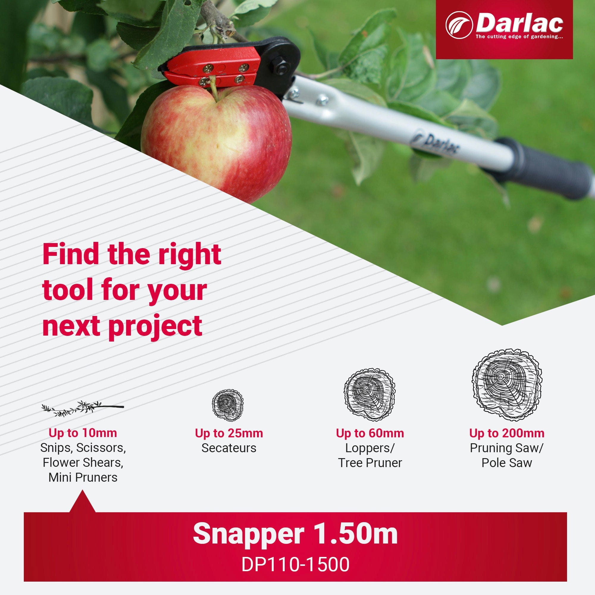 dt-brown HARDWARE Darlac Snapper 1500mm