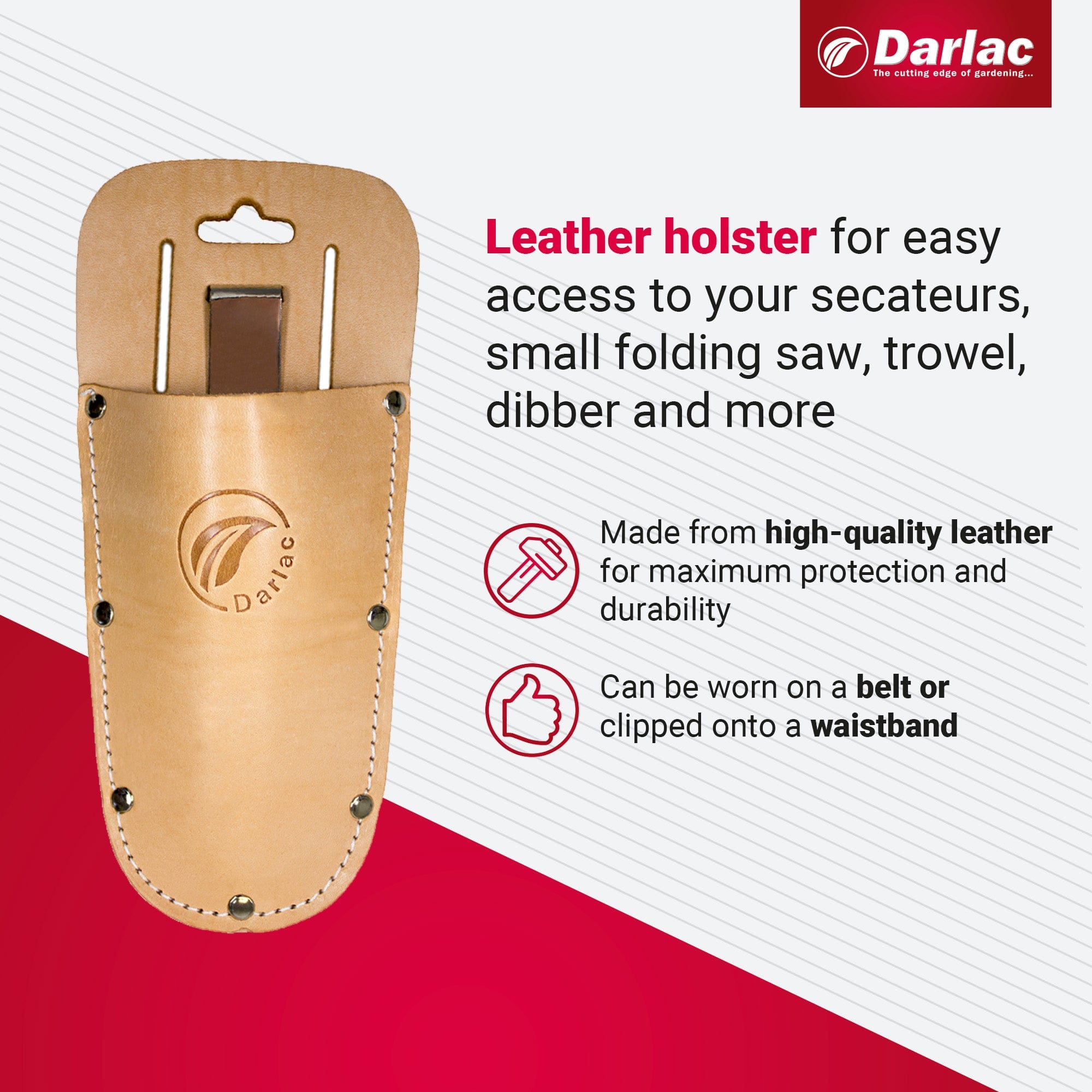 dt-brown HARDWARE Darlac Expert Leather Holster