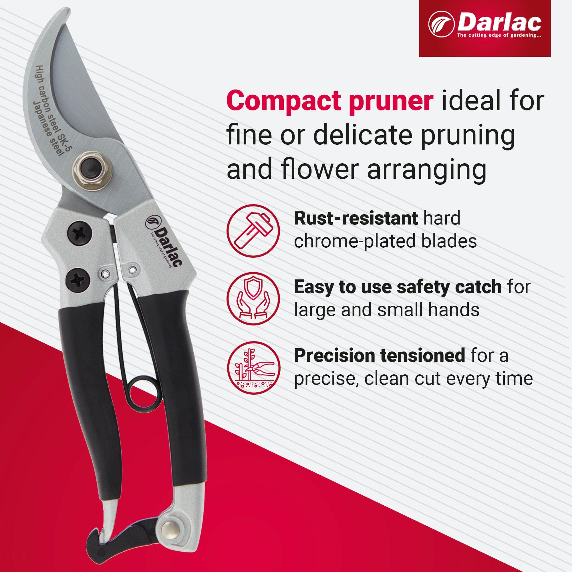 dt-brown HARDWARE Darlac Compact Secateurs