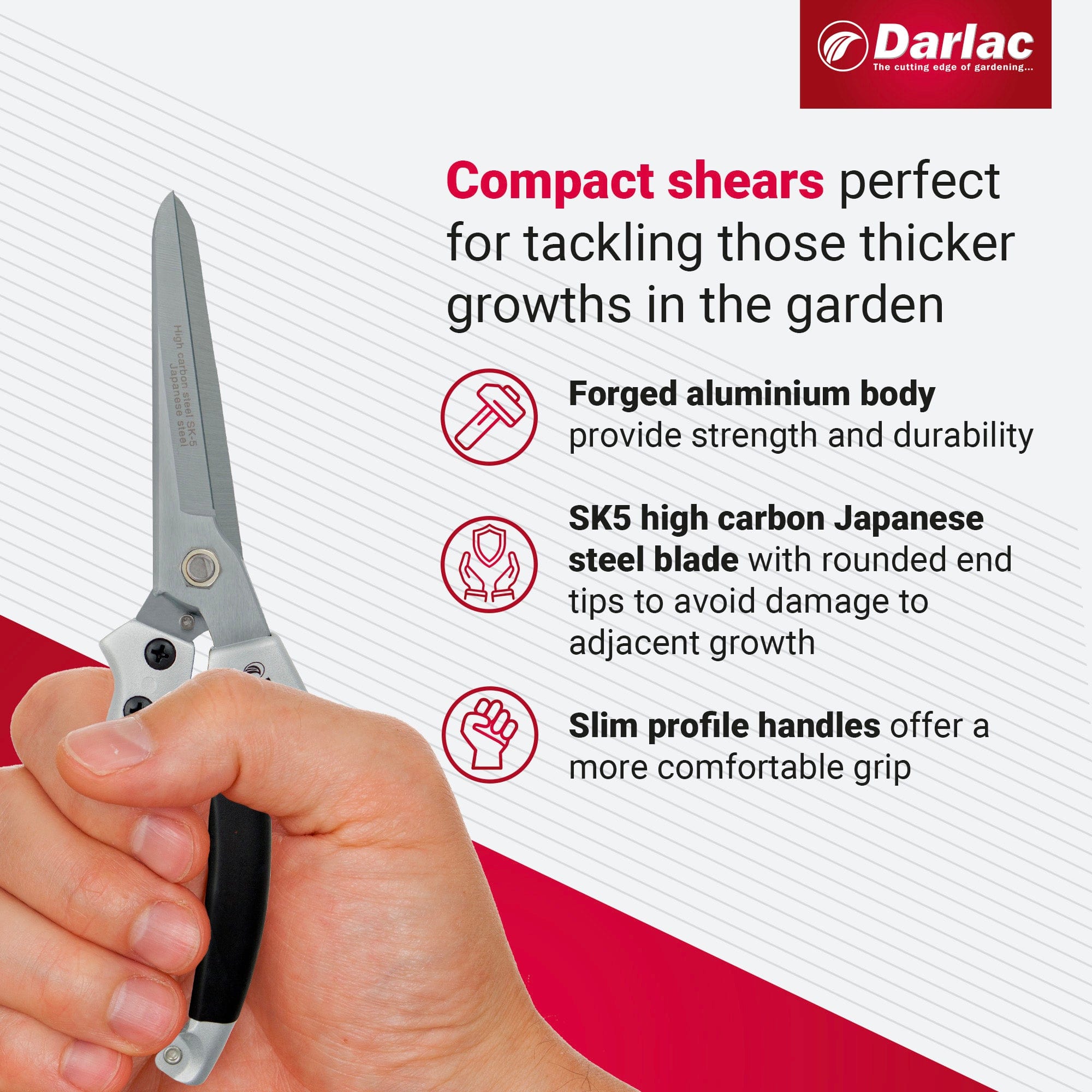 dt-brown HARDWARE Darlac Compact Shear