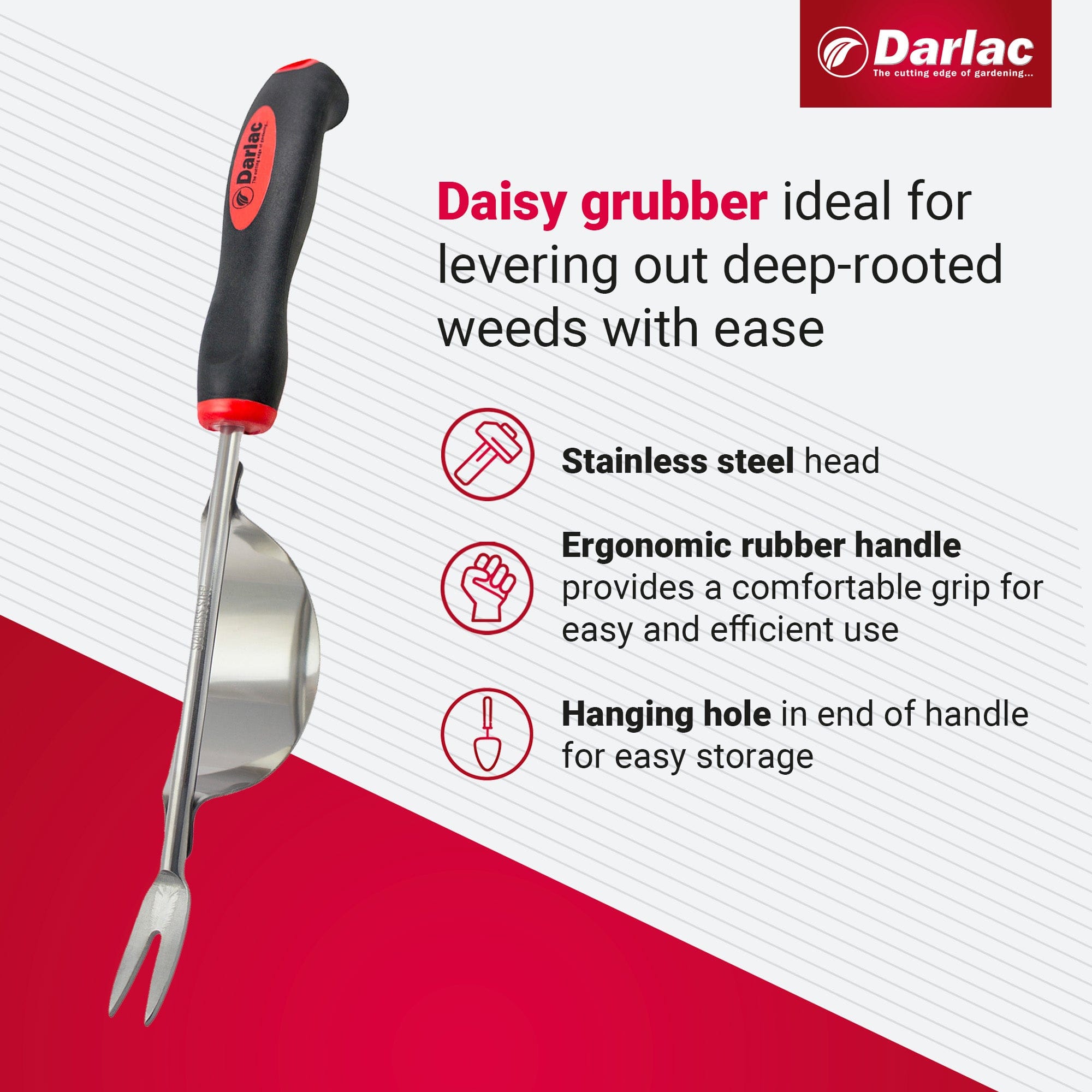 dt-brown HARDWARE Darlac Stainless Steel Daisy Grubber