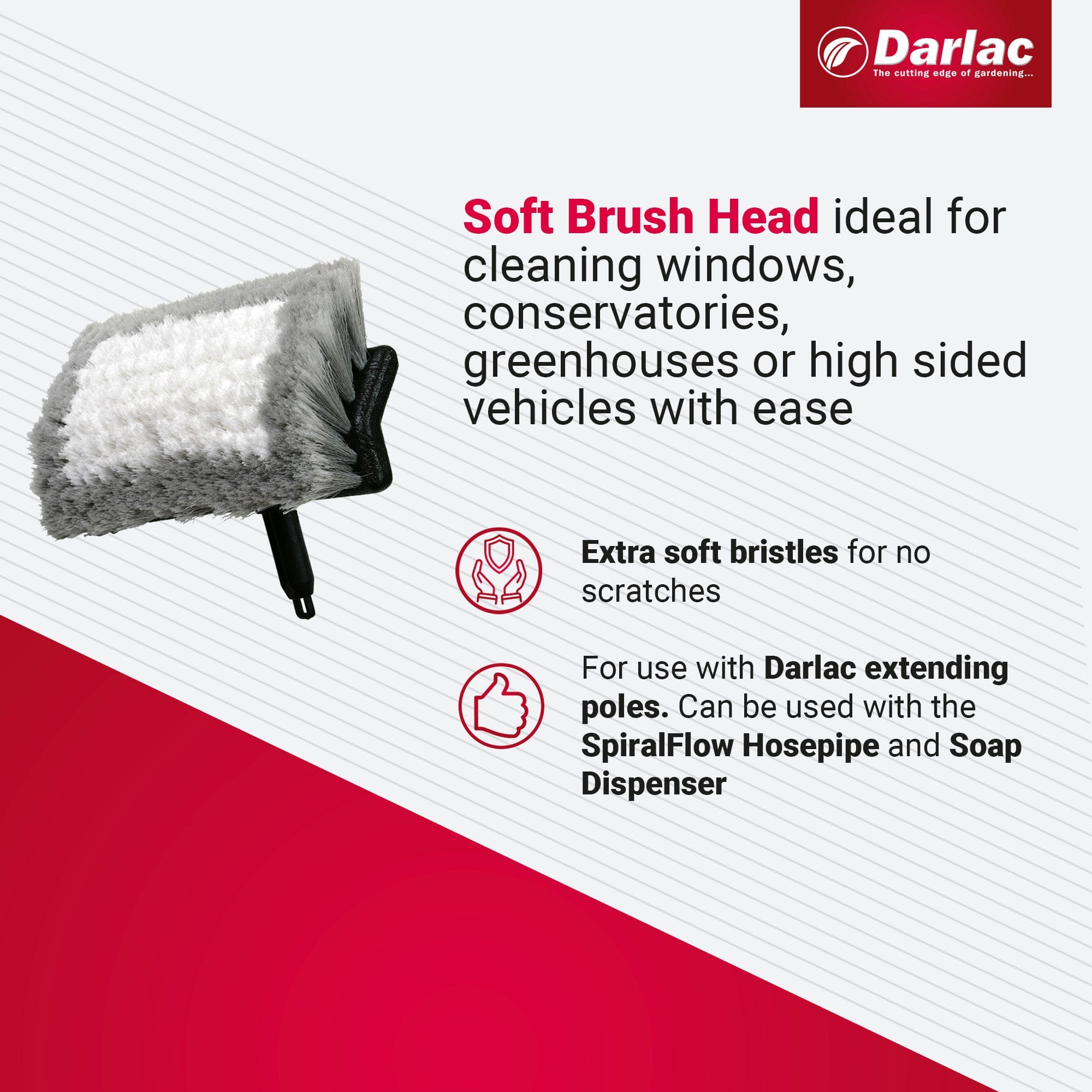 dt-brown HARDWARE Darlac Swop Top Soft Brush Head