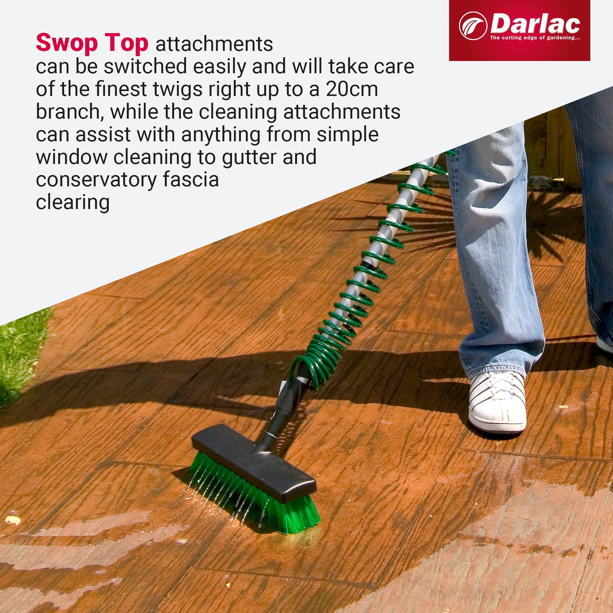 dt-brown HARDWARE Darlac Swop Top Cleansweep Brush