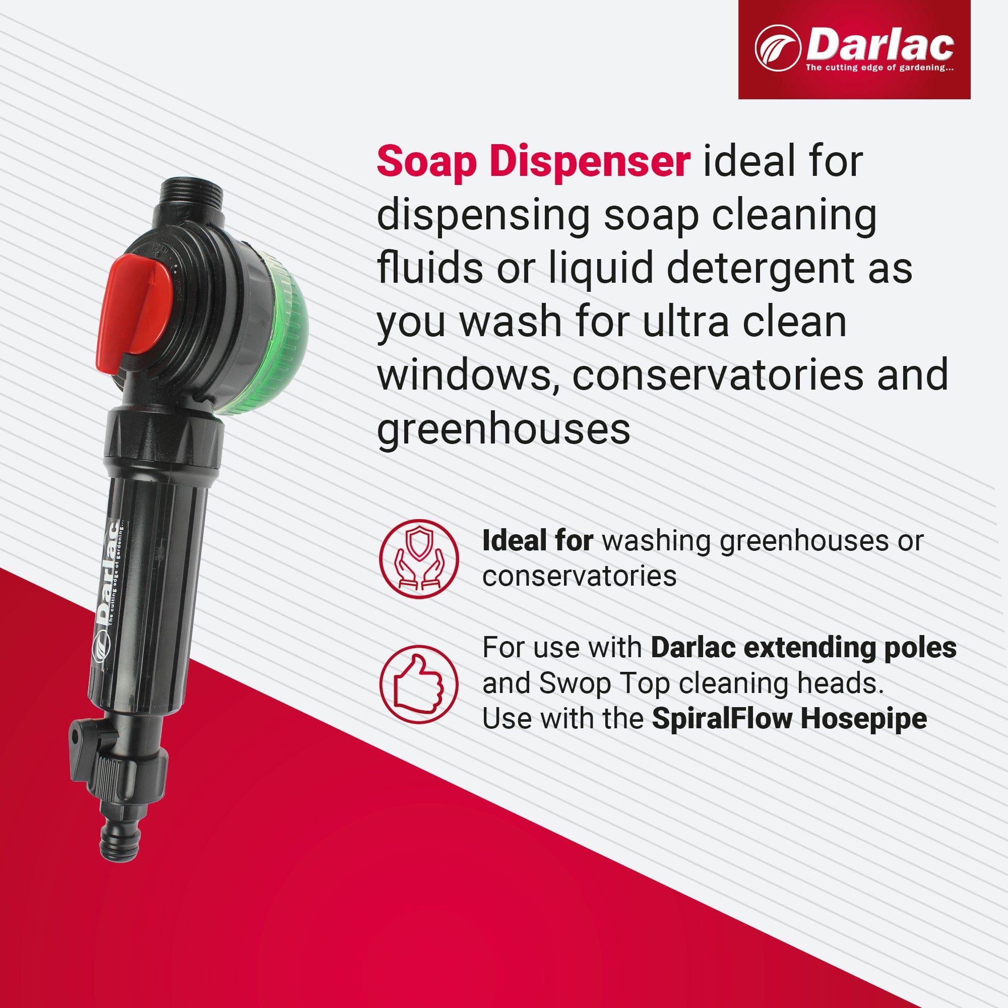 dt-brown HARDWARE Darlac Swop Top Soap Dispenser