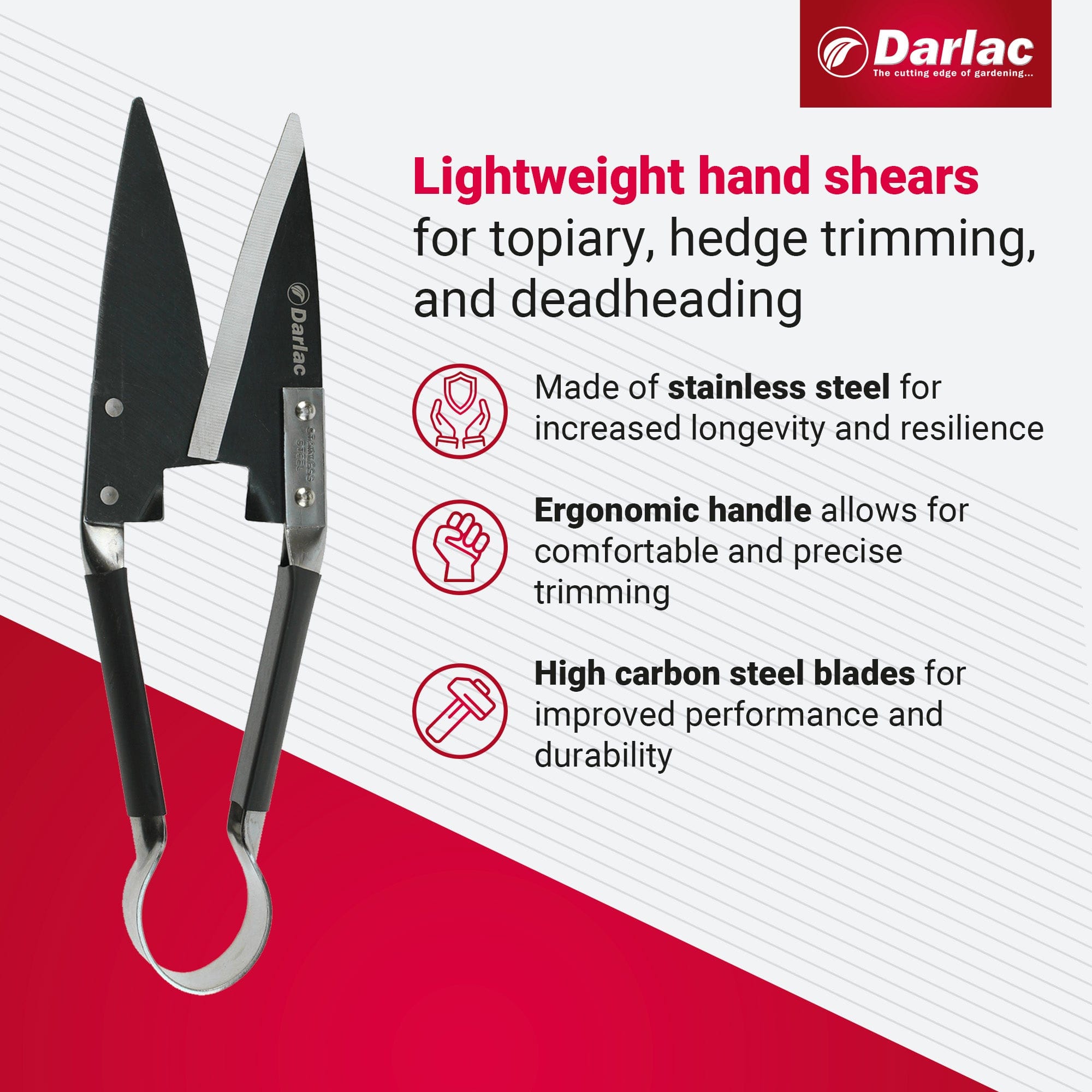 dt-brown HARDWARE Darlac Stainless Steel Topiary Shear