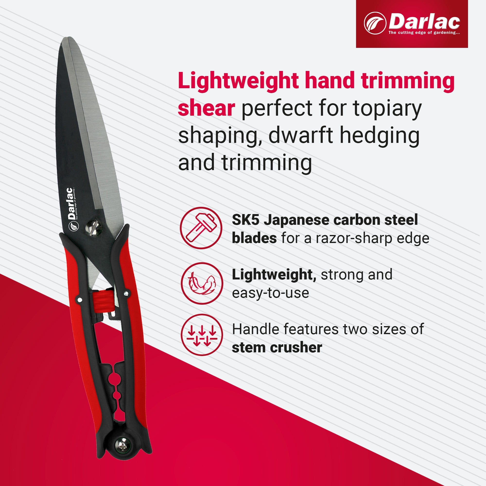 dt-brown HARDWARE Darlac Hand Trimming Shear