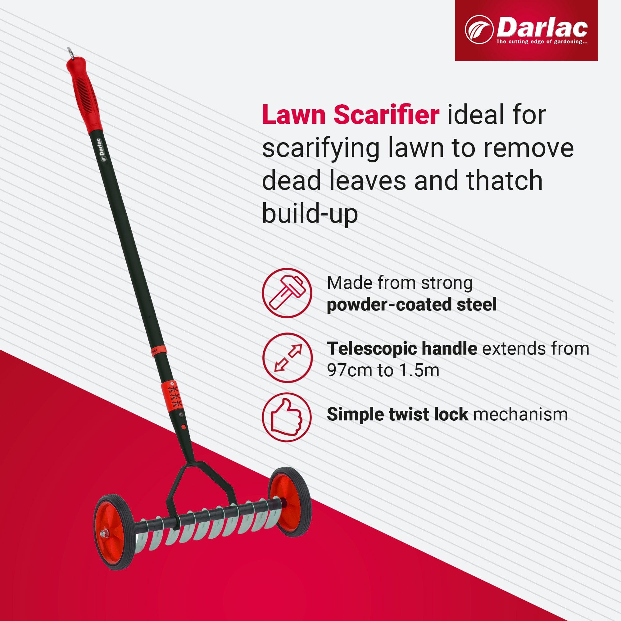 dt-brown HARDWARE Darlac Lawn Scarifier