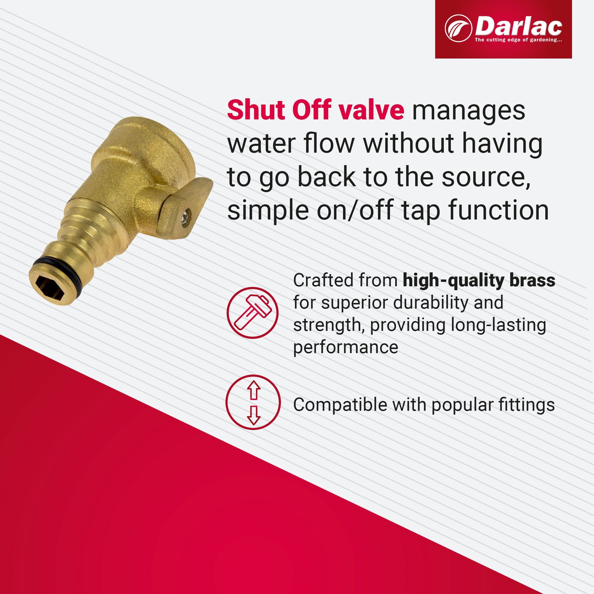 dt-brown HARDWARE Darlac Shut Off Valve