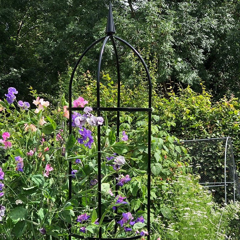 dt-brown HARDWARE Steel Garden Obelisk 2.4m