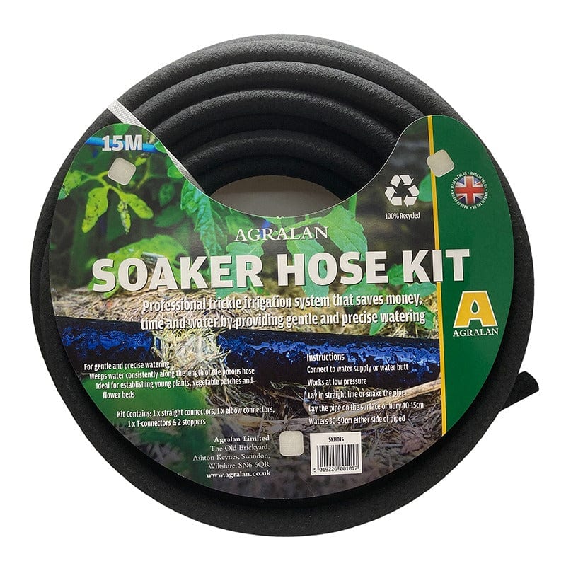 dt-brown HARDWARE Soaker Hose & Fittings 15m