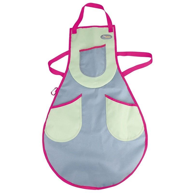 dt-brown HARDWARE Long Apron  Pink/Blue