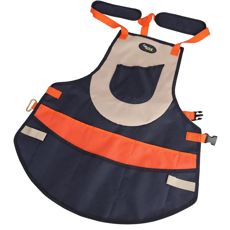 dt-brown HARDWARE Orange/Navy Short Apron, Kneeler and Soft Bag Collection