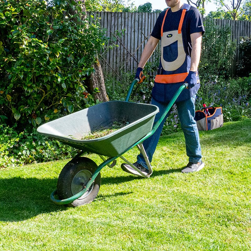 dt-brown HARDWARE Orange/Navy Short Apron, Kneeler and Soft Bag Collection