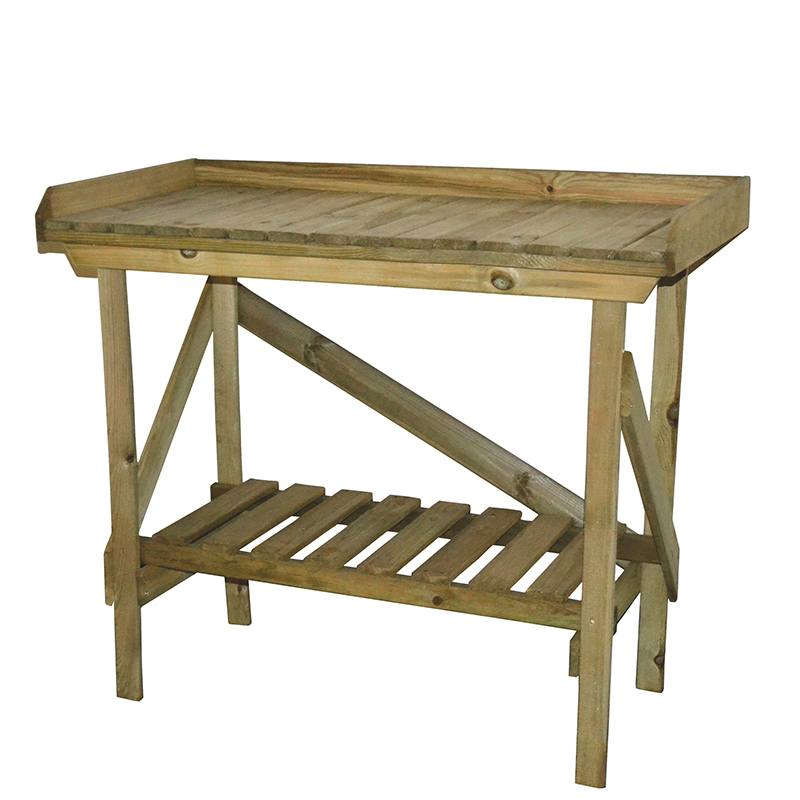 dt-brown HARDWARE Potting Wooden Garden Bench