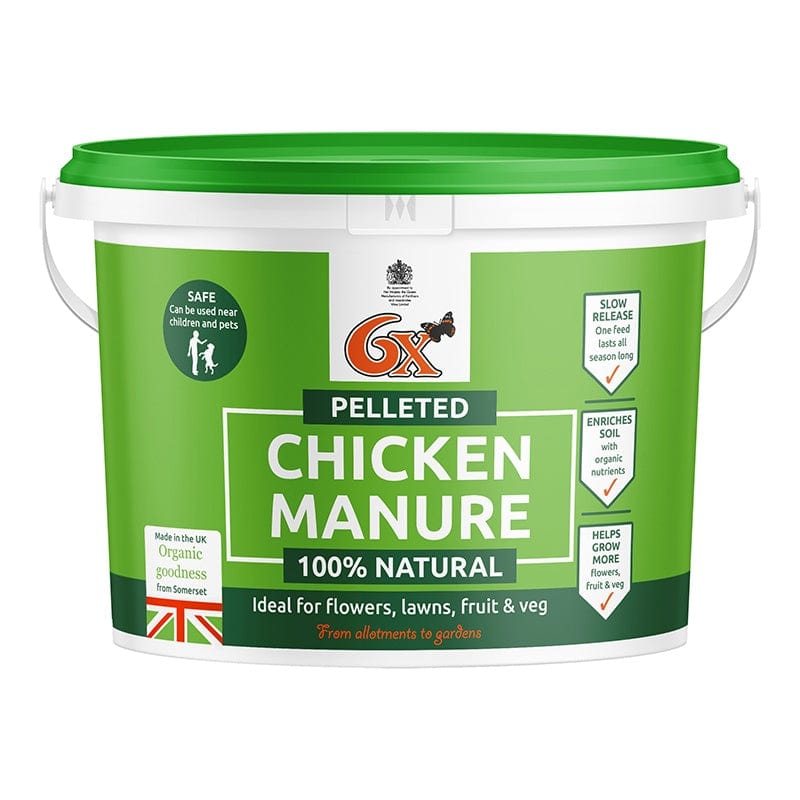 dt-brown HARDWARE 6X Chicken Manure Fertiliser 7kg