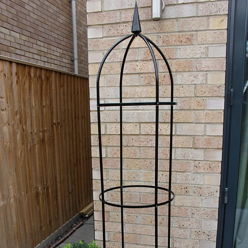 dt-brown HARDWARE Steel Garden Obelisk 2m