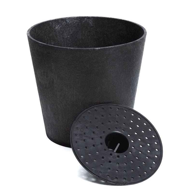 dt-brown HARDWARE Octavia Recycled and Unbreakable Plant Pot 28cm Slate