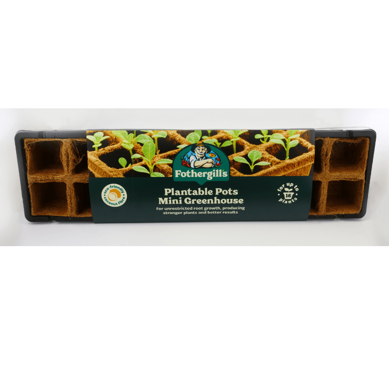 dt-brown HARDWARE Plantable Pots Greenhouse Kit (16 plants)