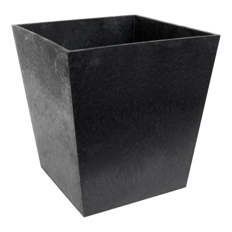 dt-brown HARDWARE Sonata Recycled and Unbreakable Plant Pots 33cm Slate Twin Pack