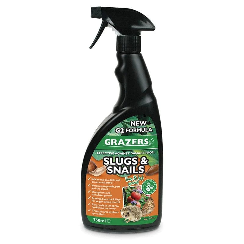 dt-brown HARDWARE Grazers Slug & Snails Spray 750ml and Concentrate 350ml x 2